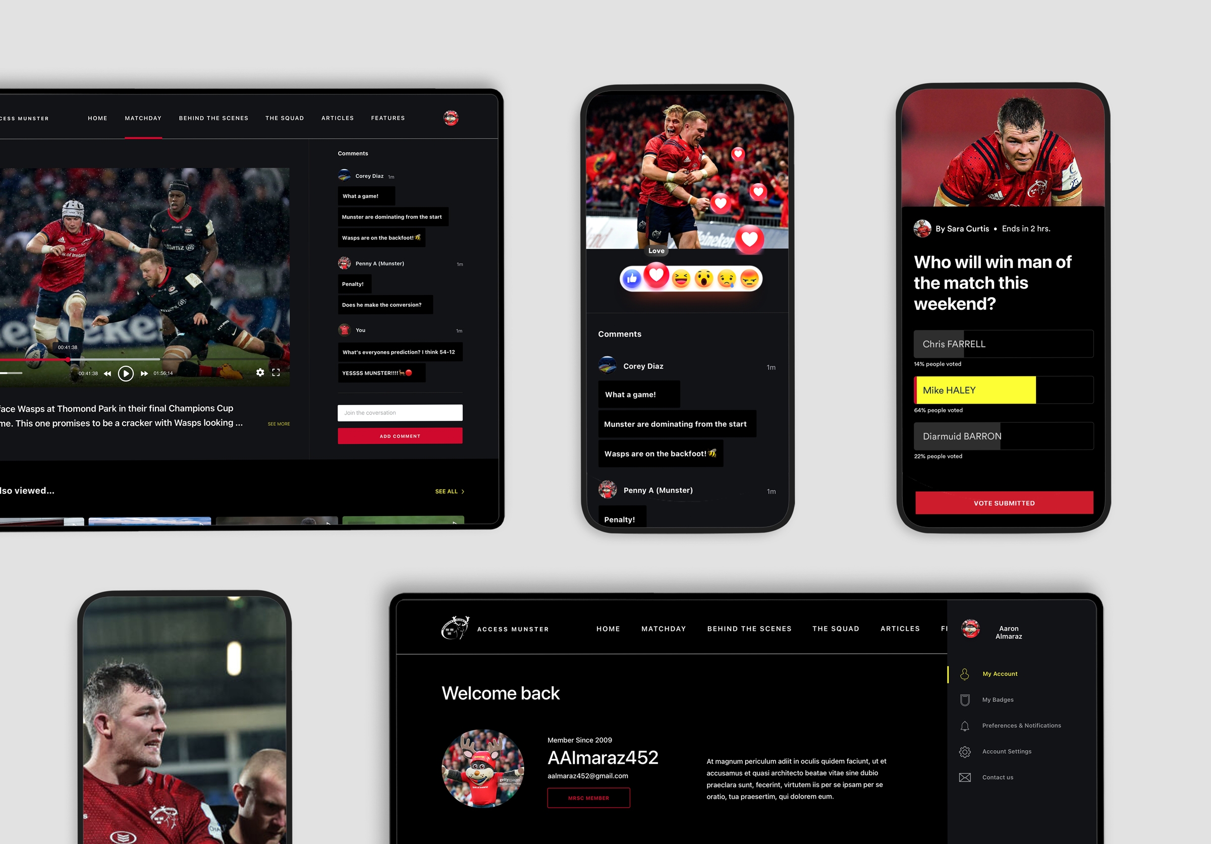 Sports streaming website munster