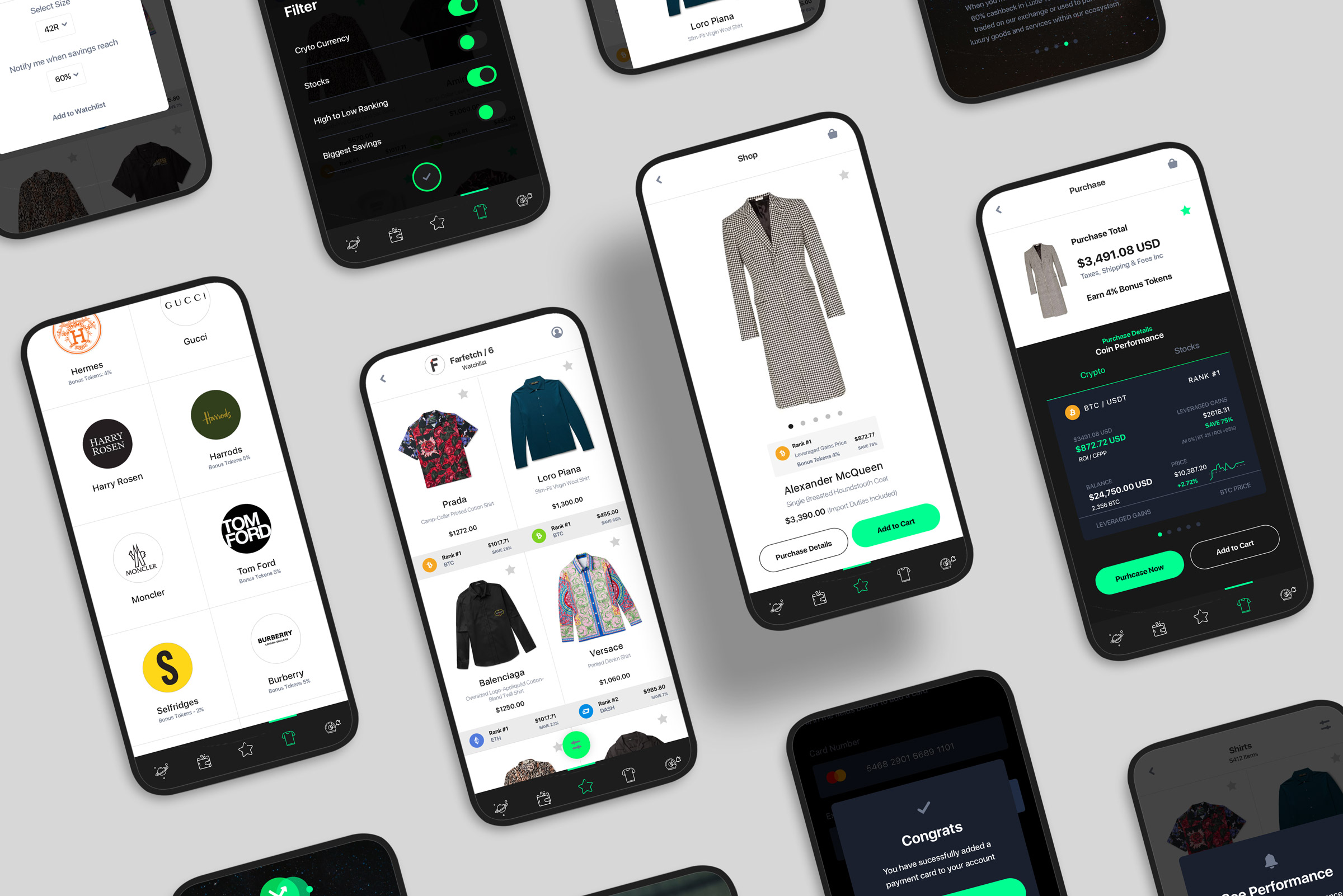 crypto app design
